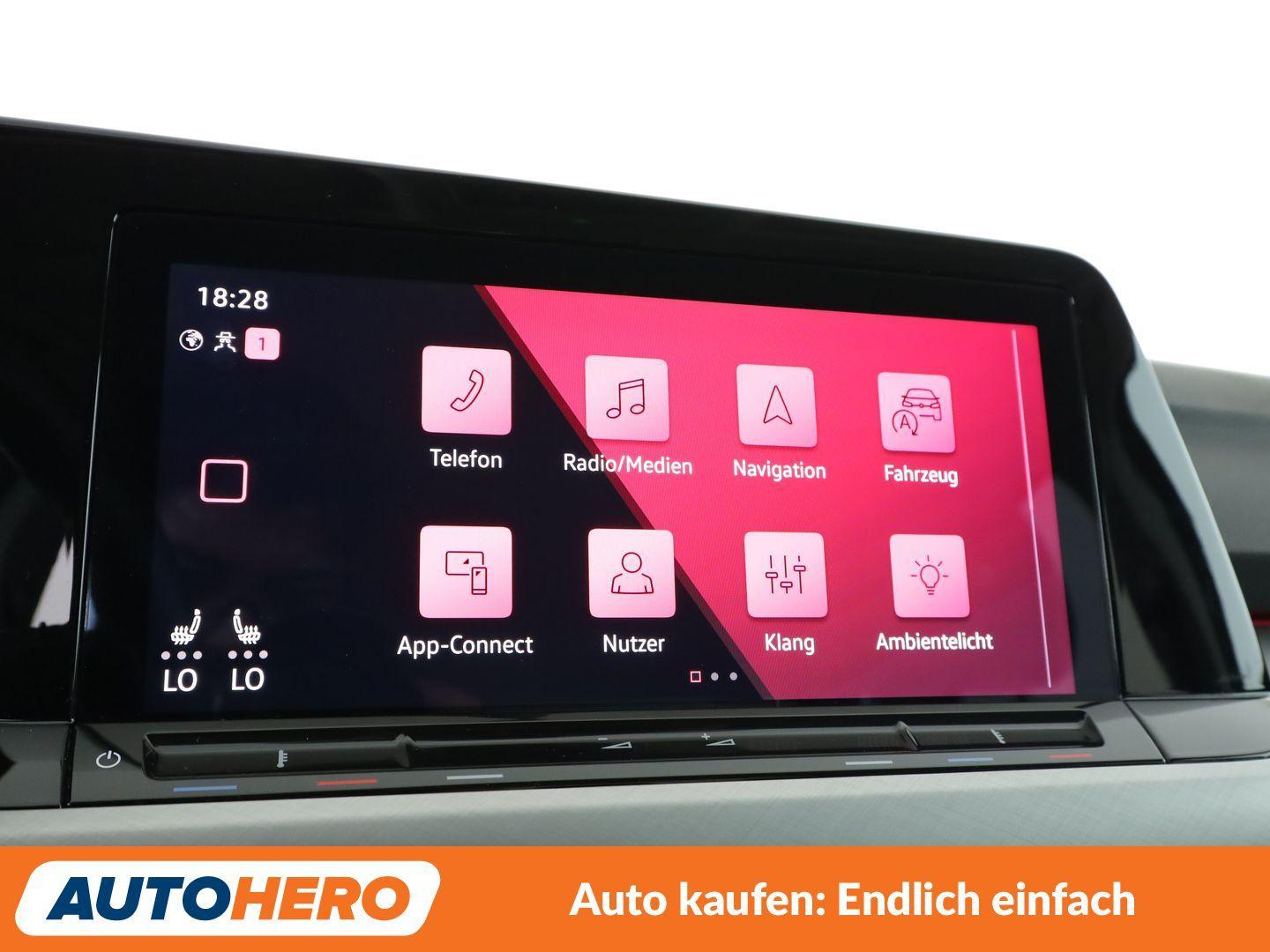 Volkswagen Golf VIII 1.5 eTSI ACT Life Aut. *LED*ACC*PDC*SH, миниатюра 19