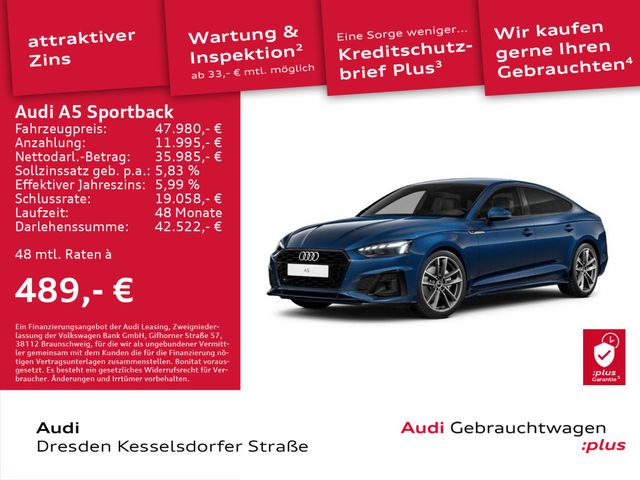 Audi A5 Sportback S line 40 TDI 150(204) kW(PS) S tro