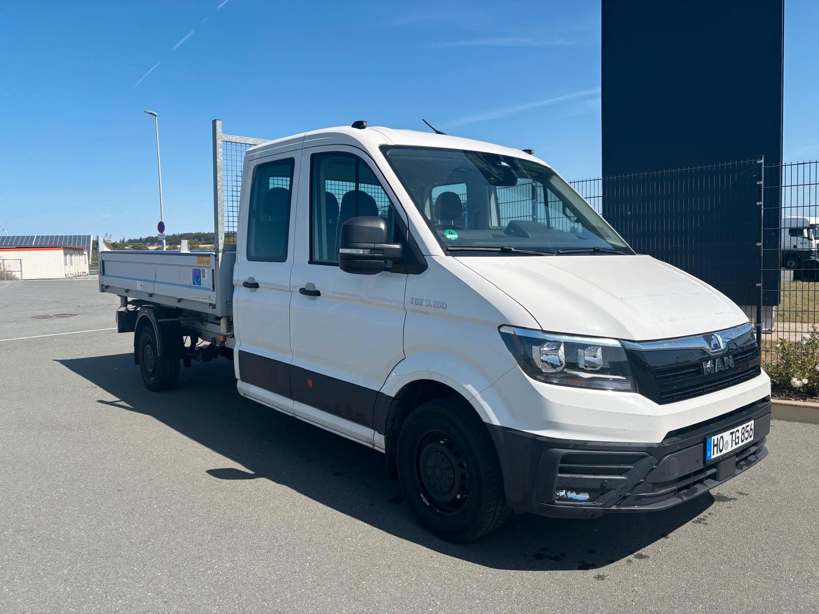 MAN TGE 3.160 4x2 SB ALU Schoon Kipper AHK + Heizung
