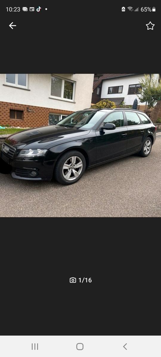 Audi A4 2009 — rear view