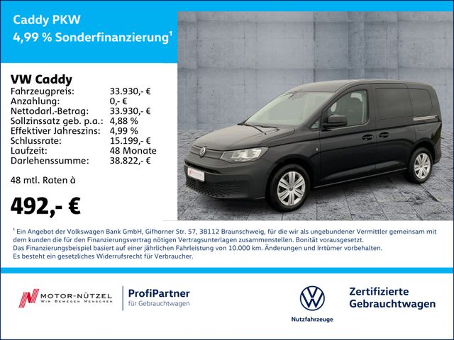 Volkswagen Caddy 1.5 TSI DSG NAVI+APP+ACC+SHZ+RFK+7-SITZER