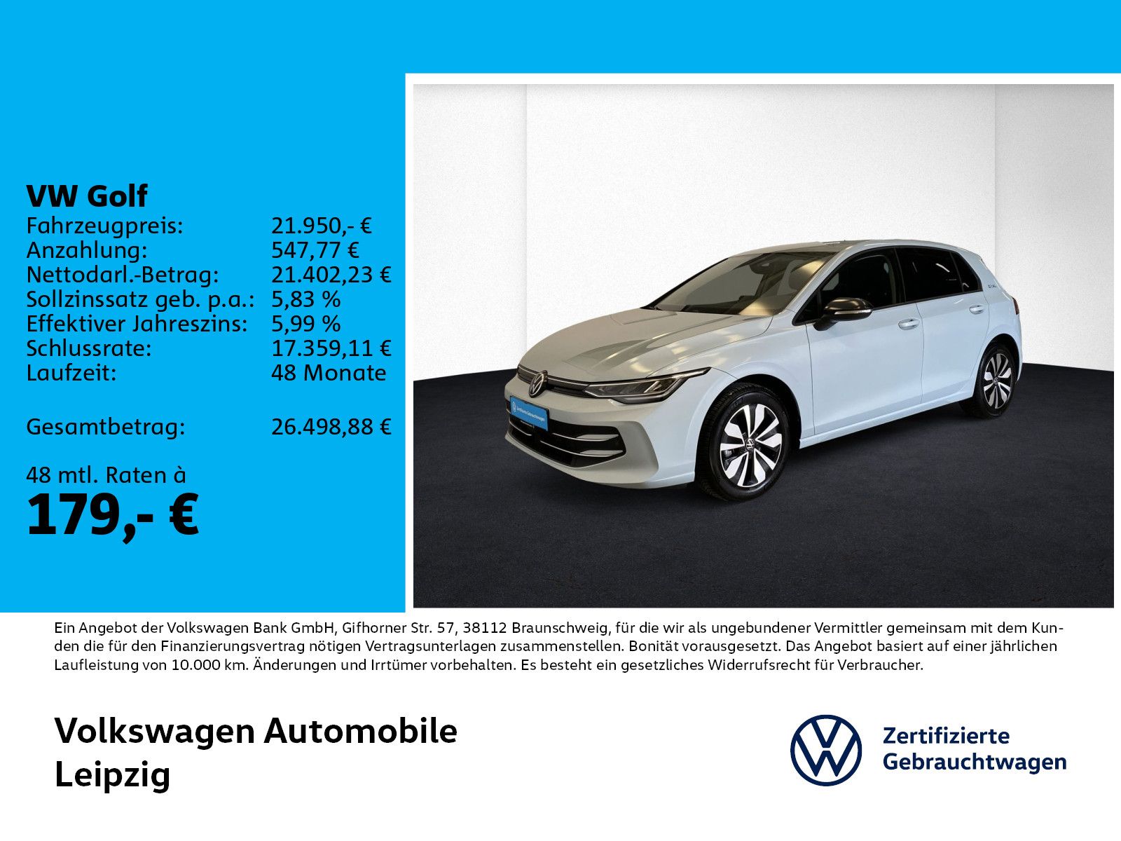 Volkswagen Golf VIII 1.5 TSI Goal ACC APP PDC LED foto 1