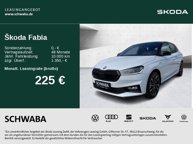 Fabia Monte Carlo 1,0 TSI DSG *LED*ACC*R-KAM*PDC