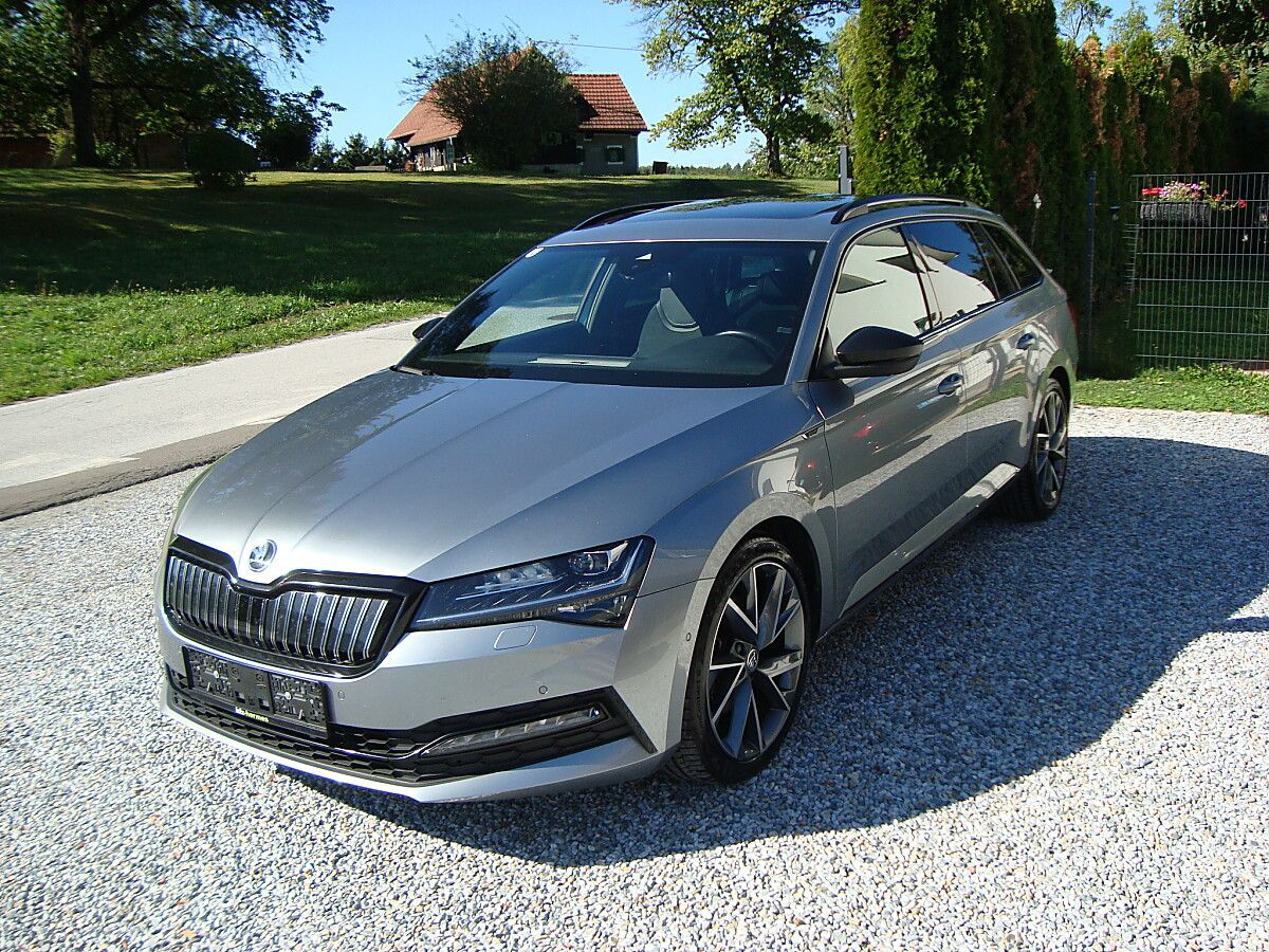 Skoda Superb Kombi IV Sportline 1-Hand Mod 21 VOLL !! imagem 2