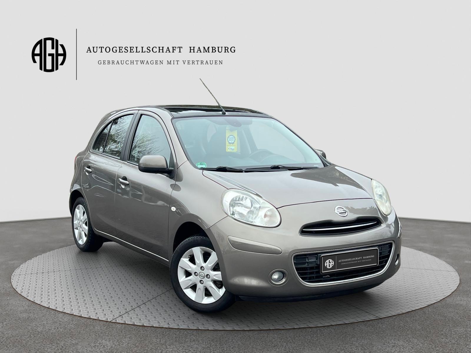 Nissan Micra Tekna*Panorama*LederBraun*PDC Vo+Hi*Navi*