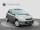 Nissan Micra Tekna*Panorama*LederBraun*PDC Vo+Hi*Navi* - Nissan Micra Gebrauchtwagen in Hamburg
