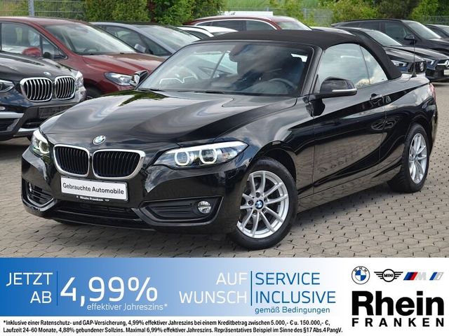 BMW 218i Cabrio Advantage Navi.LED.Sportsitz.PDC