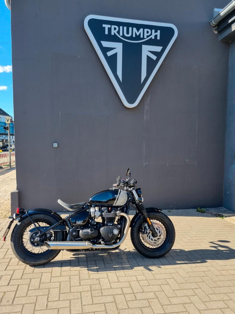 Triumph Bonneville Bobber Vorführer