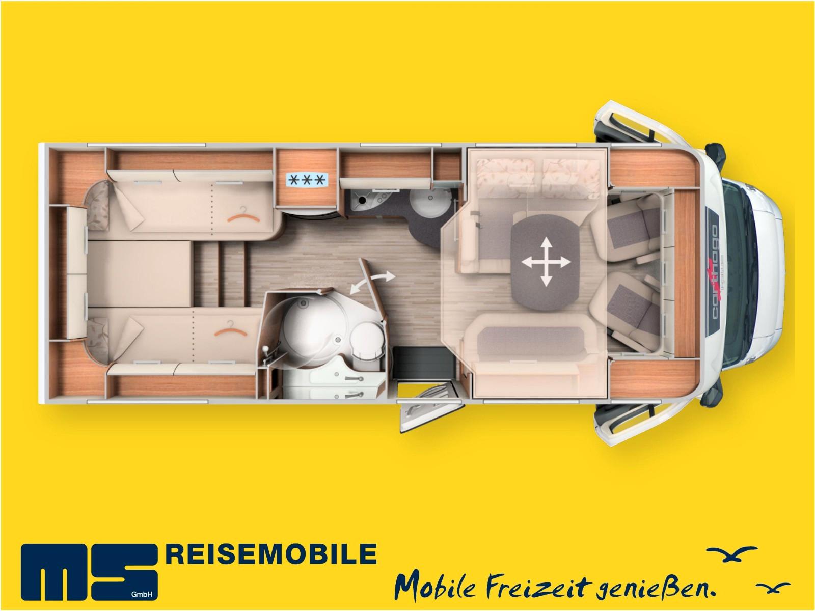 Carthago C-TOURER T 148 LEH / EINZELBETTEN & HUBBETT