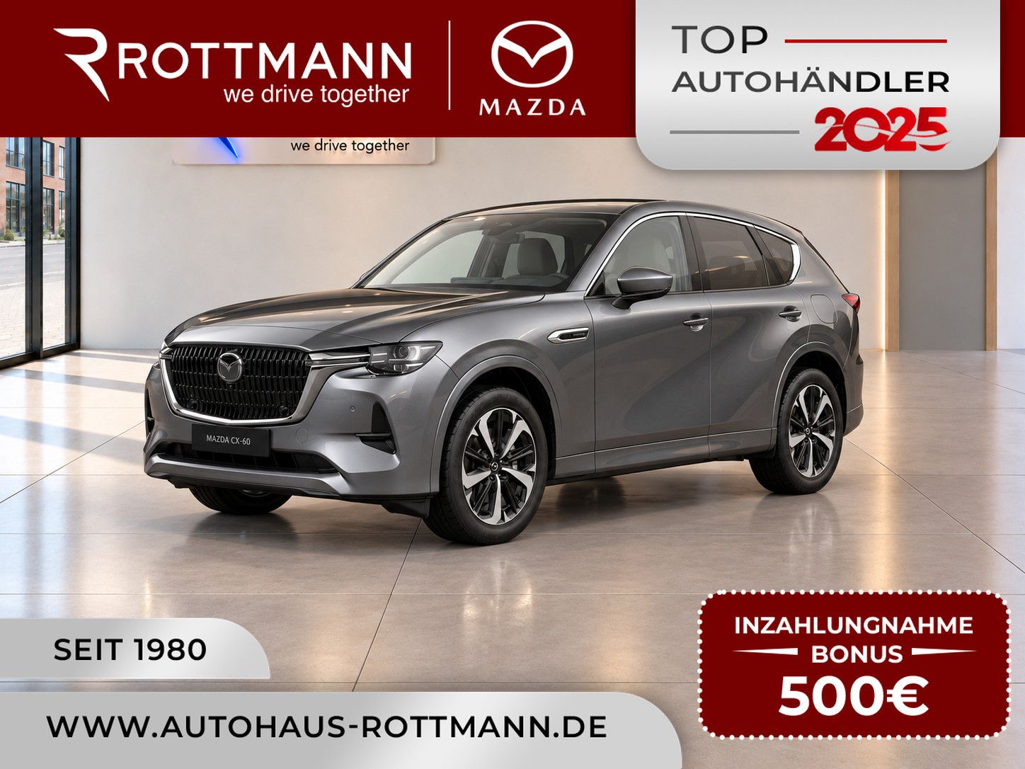 Mazda CX-60 2027 PHEV 327ps AWD TAKUMI PLUS LederW GSD