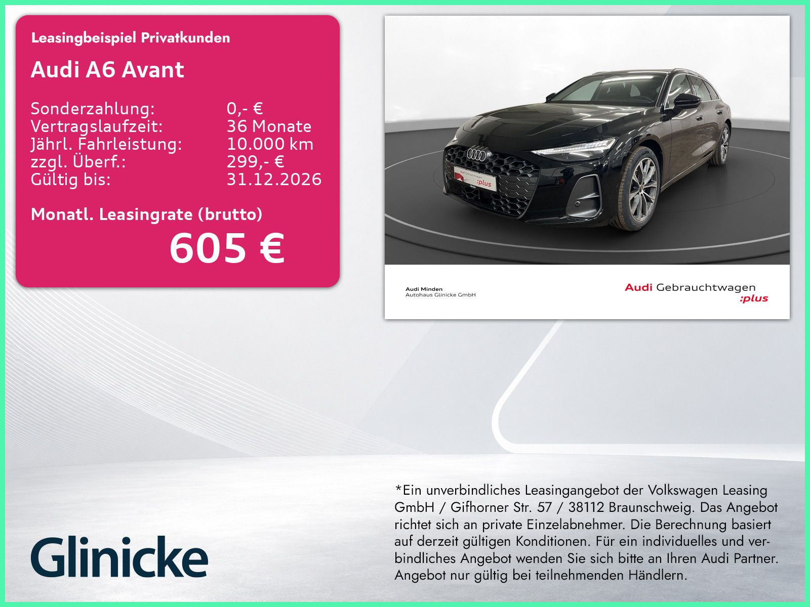 Audi A6 Avant TDI qu. AHK Pano Matrix LM 19" 360°