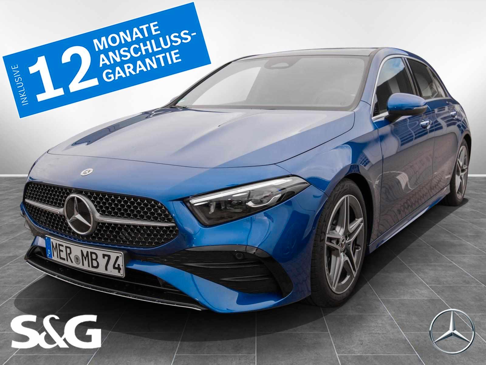 Mercedes-Benz A 200 d Kompaktlim AMG MBUX+RüKam+M-LED+Pano+18"