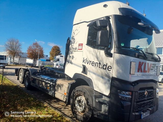 Renault T 480 6x2 Meiller Abroller Lenkachse