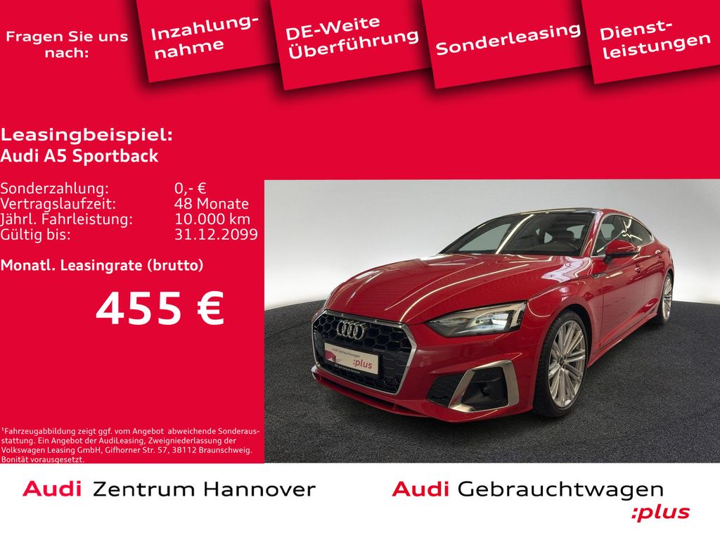 Audi A5 Sportback 35 TFSI S line Pano Kamera Leder Na