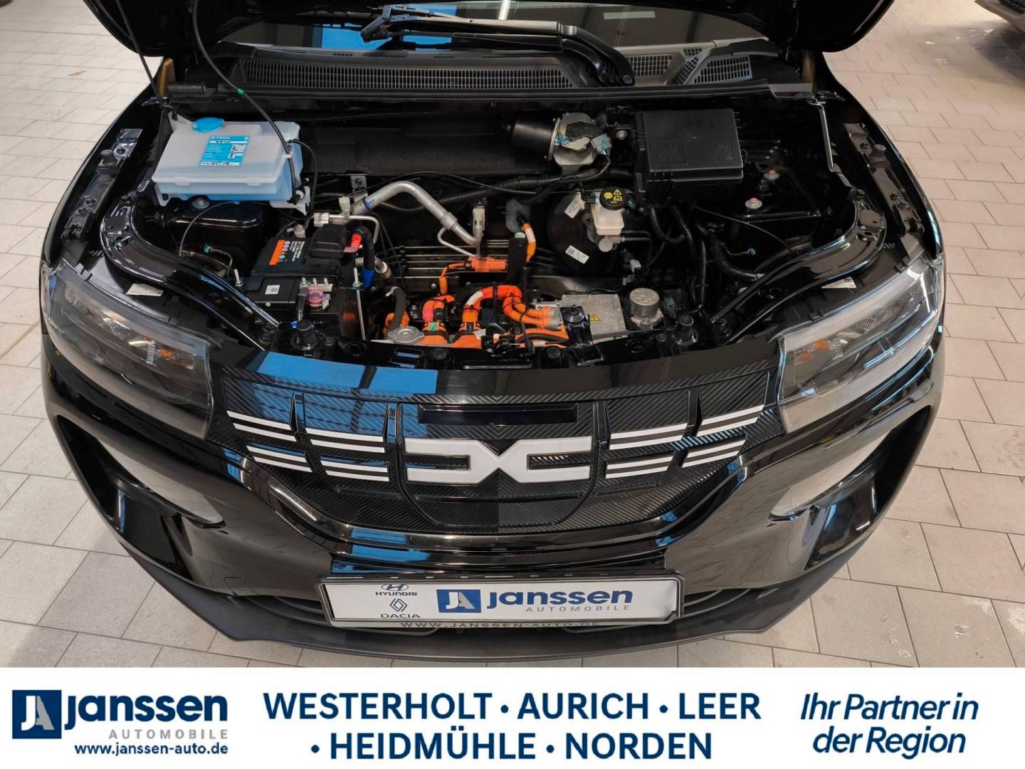 Fahrzeugabbildung Dacia Spring Essential CCS- Anschluss