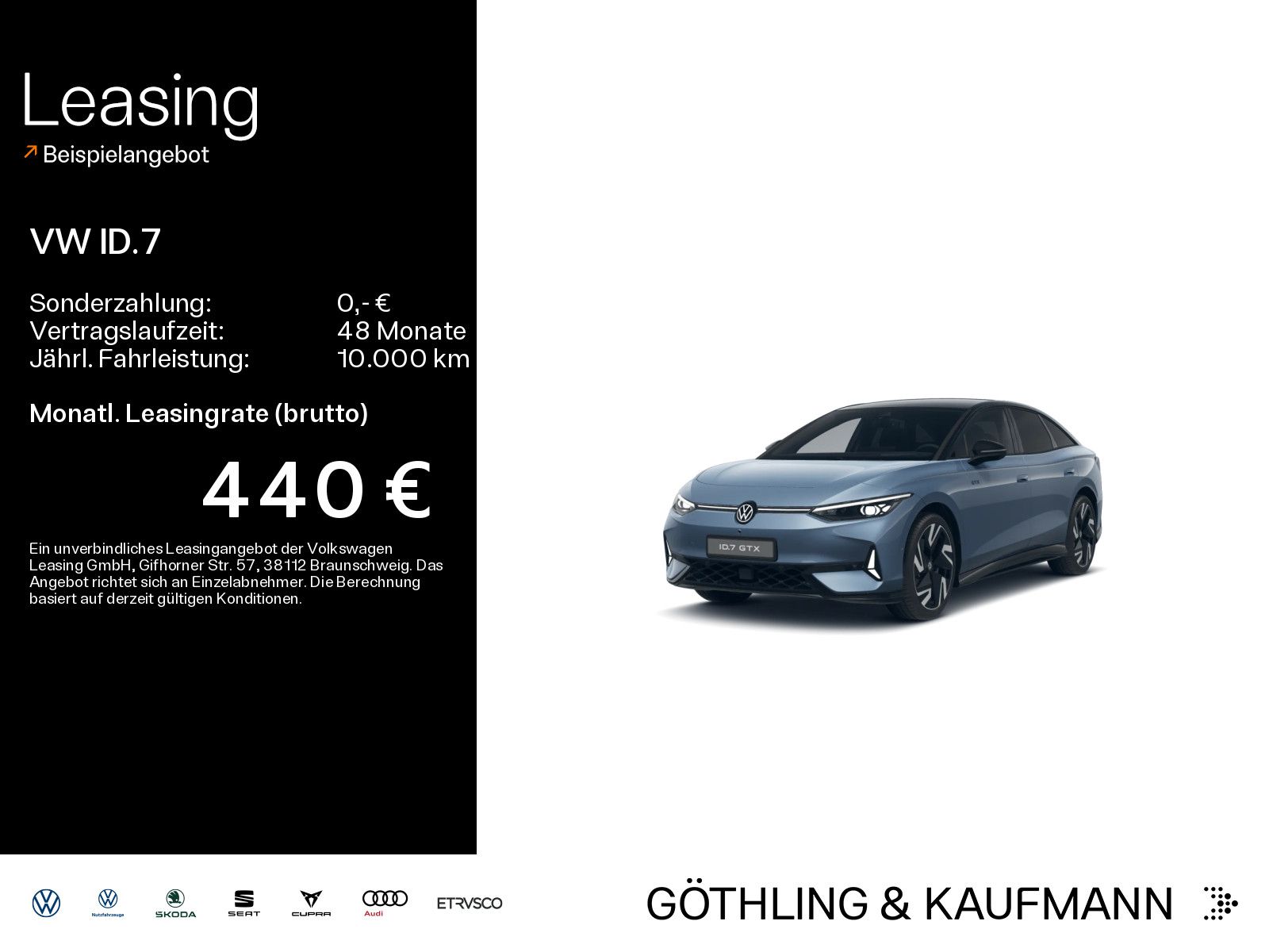 Volkswagen ID.7 GTX 4M*NAVI*WP*EL.HECK*IQ.LIGHT*IQ.DRIVE*36