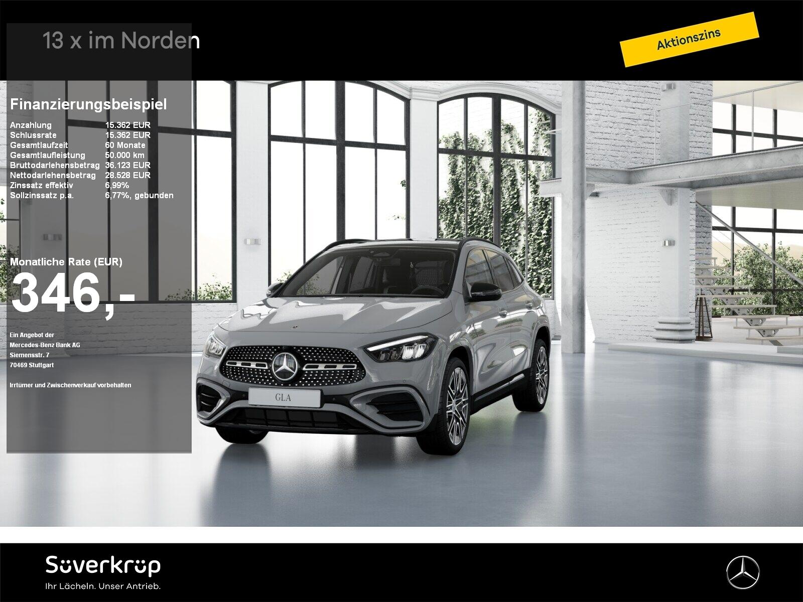 Mercedes-Benz GLA 200 AMG NIGHT AHK DISTR KAMERA PANO SPUR PDC