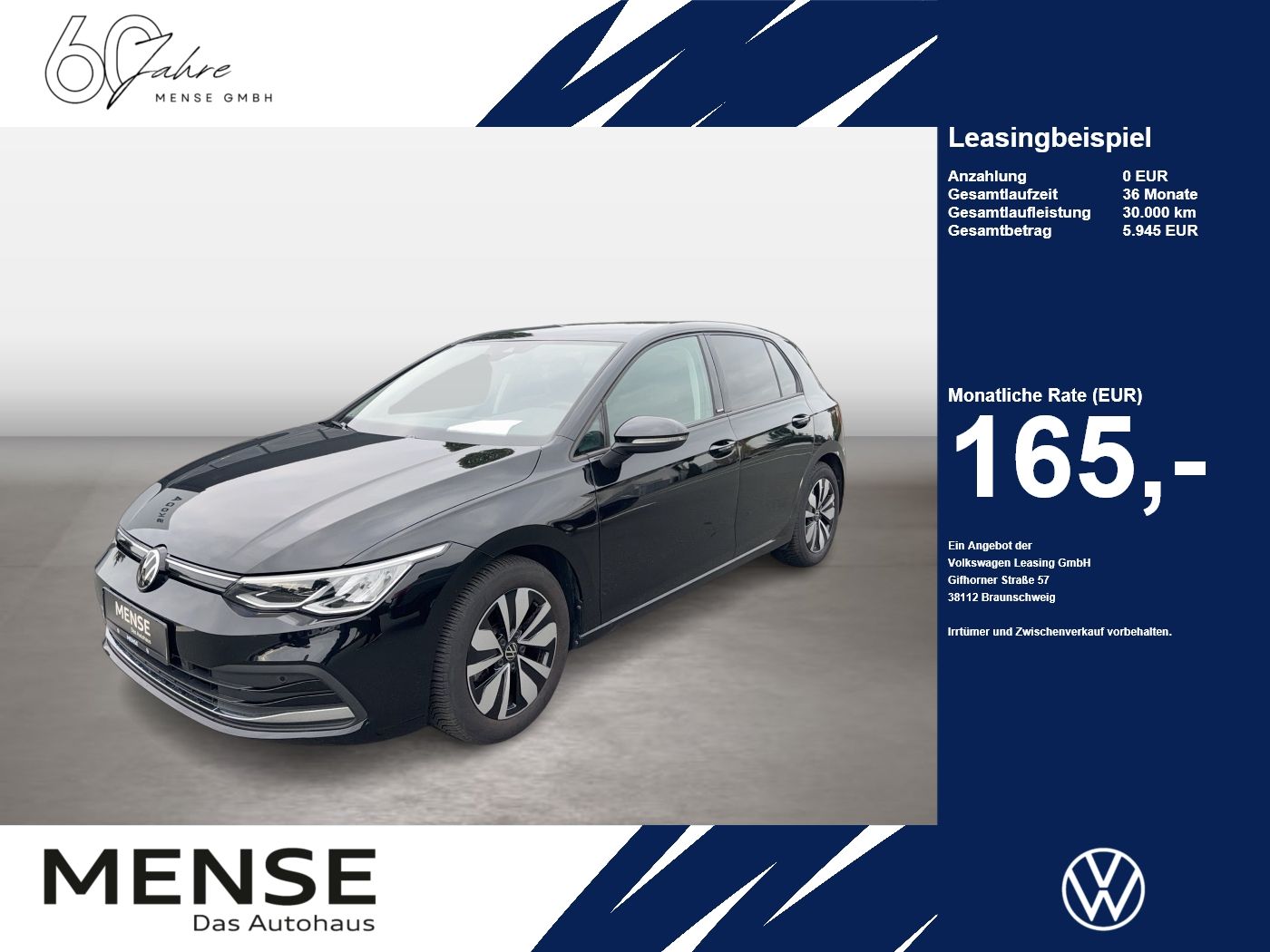Volkswagen Golf VIII 1.0 TSI Move CarPlay LED VirtualCP PDC