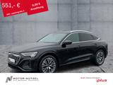Audi Q8 Sportback e-tron 55 S-LINE MATRIX+NAV+HuD+B&O - schwarze Audi Q8 e-tron