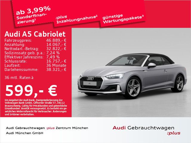 Audi A5 Cabriolet 35 TDI S tronic advanced ACC/AHK/Ma