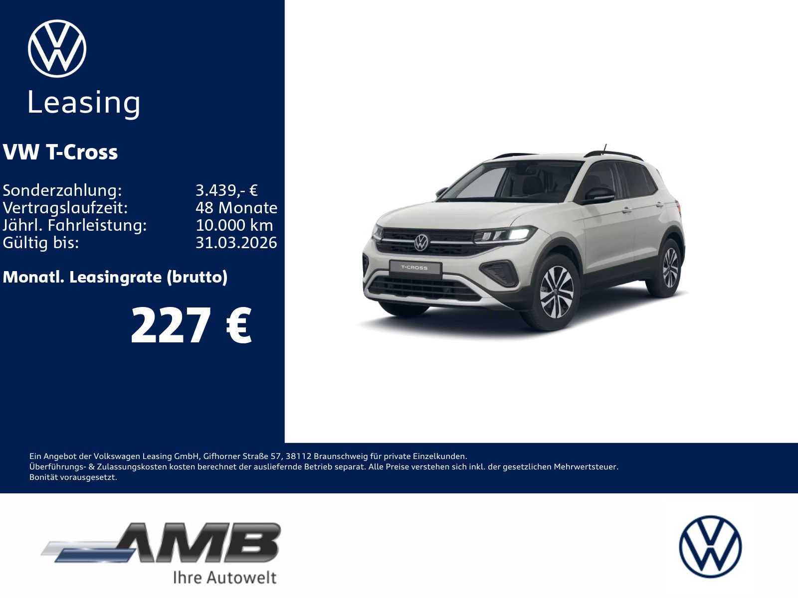 Volkswagen T-Cross Energy 1.0 TSI DSG/LED/Travel/Nav/Sitzhz