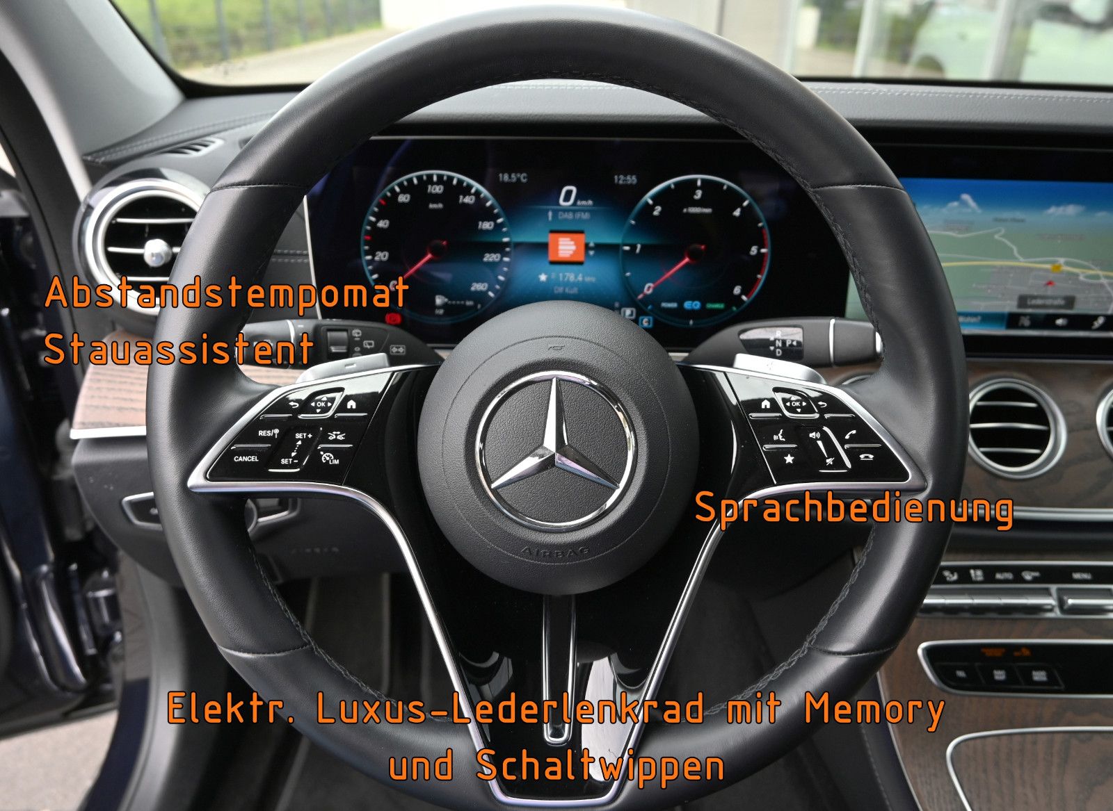 Fahrzeugabbildung Mercedes-Benz E 220 d T 9G-Tr. Exclusive °ACC°AHK°HEAD-UP°MEMO