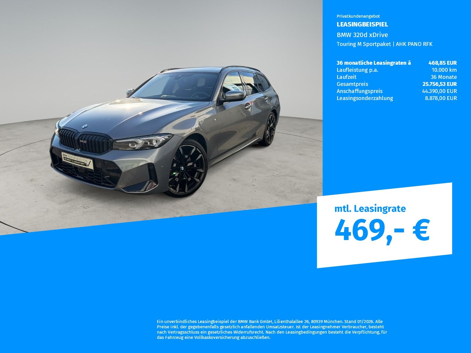 BMW 320d xDrive Touring M Sportpaket AHK PANO RFK foto 2