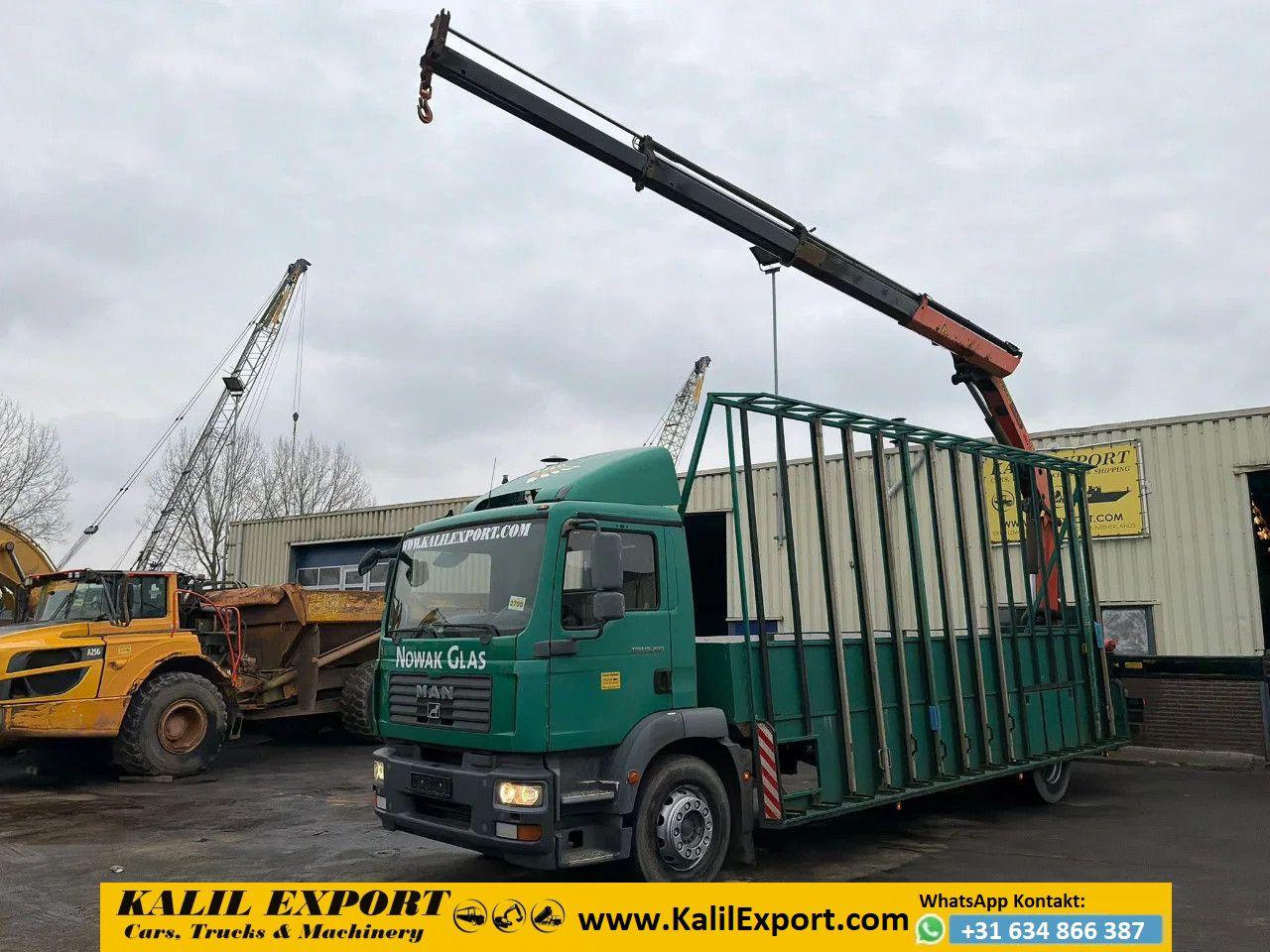 MAN TGM 18.280 Truck + Crane Palfinger PK11502 Manua