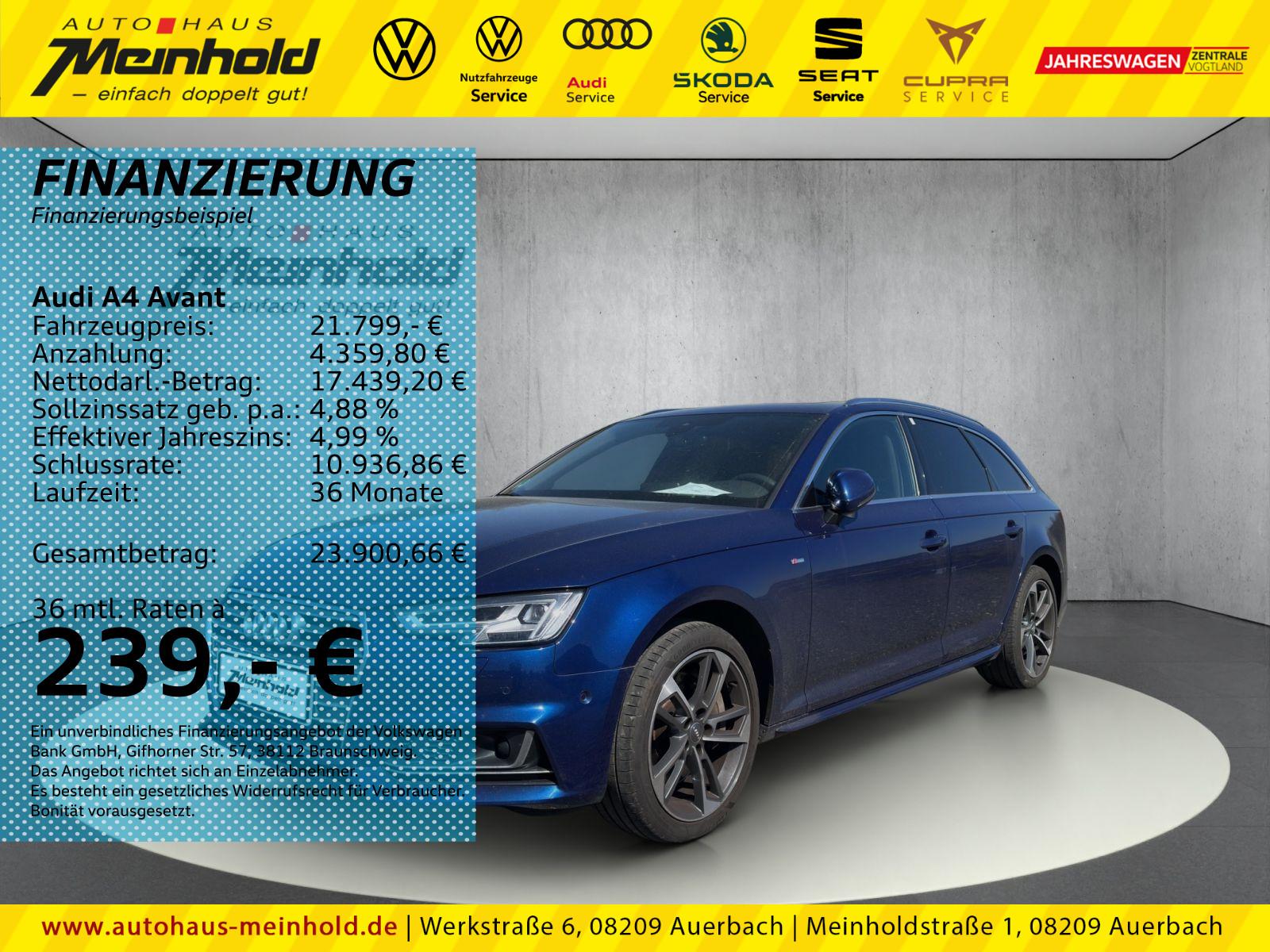Audi A4 Avant S-Line 2.0 TFSI S tronic, Dach, Kamera