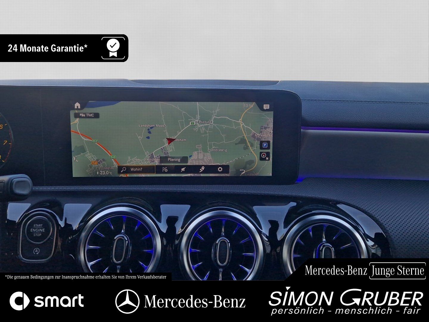 Fahrzeugabbildung Mercedes-Benz CLA 250 AMG Night Leder MBeam Ambi Volldigi AHK