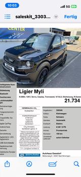 Ligier Myli bis 192km ab 15 Jahre NP 23.000 - Ligier aus 2023