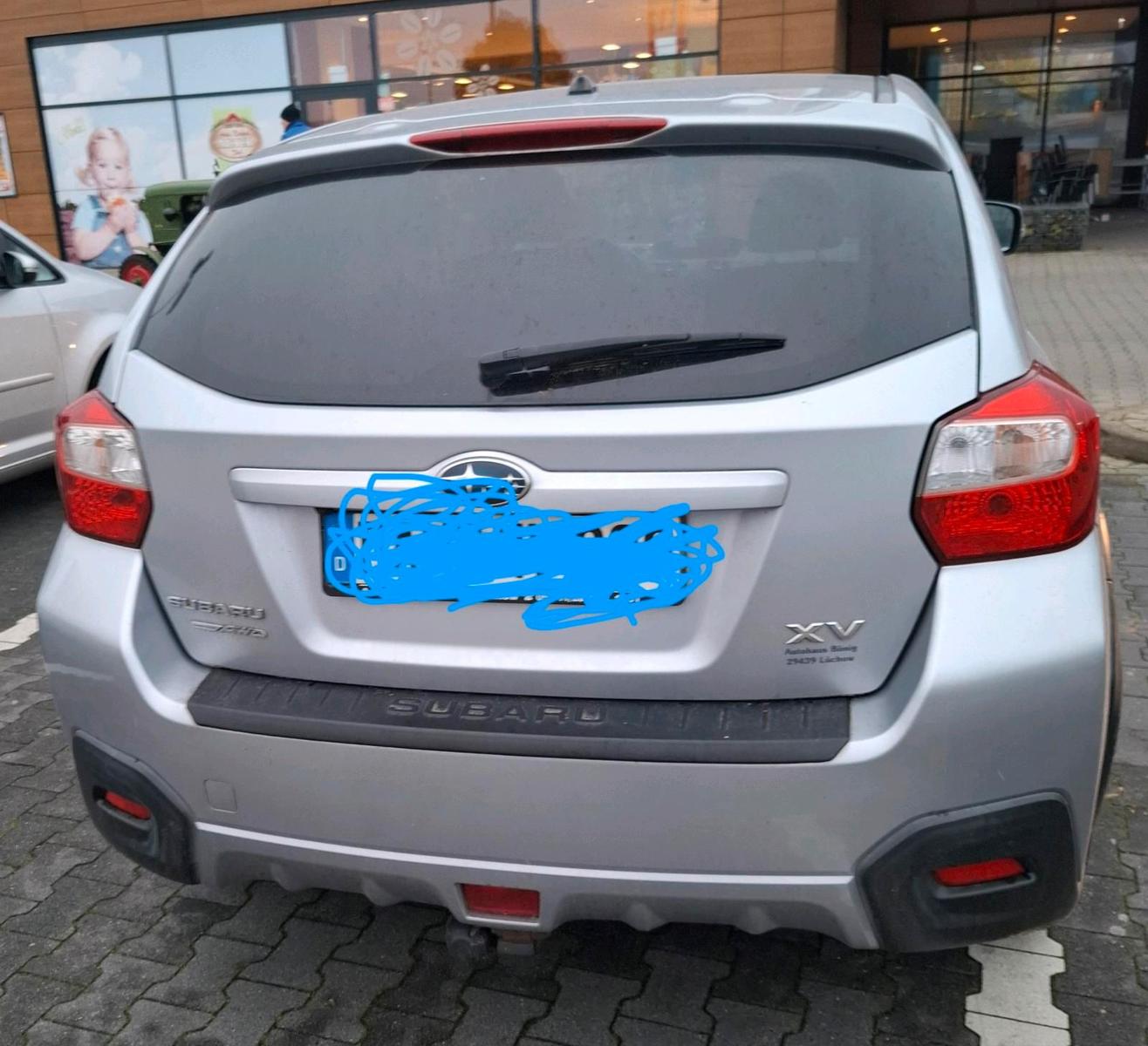 Subaru XV 2012 — rear view
