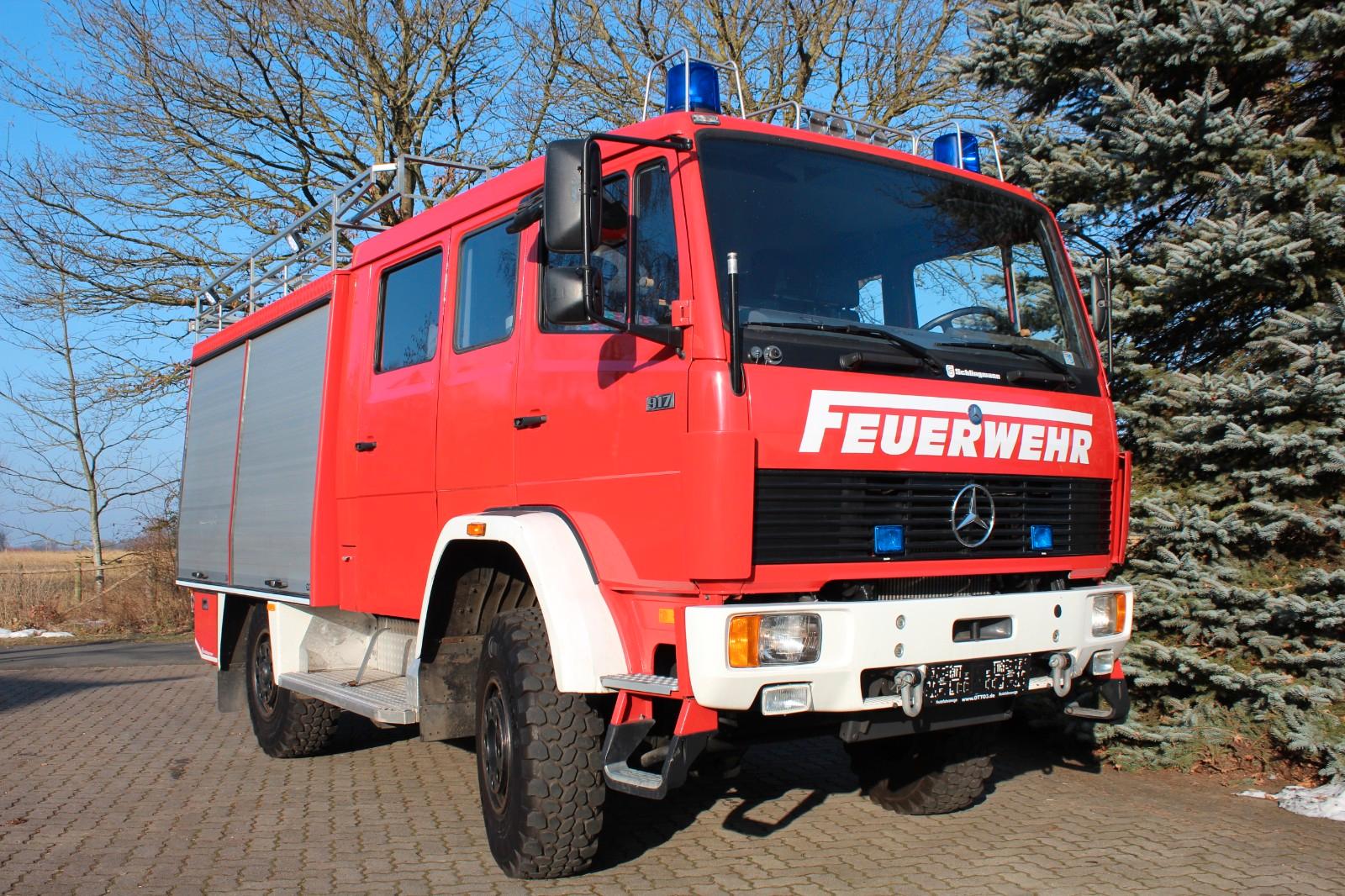 Mercedes-Benz 917 AF 4x4 Single Bereift LF8/6 DOKA ABS *TOP *