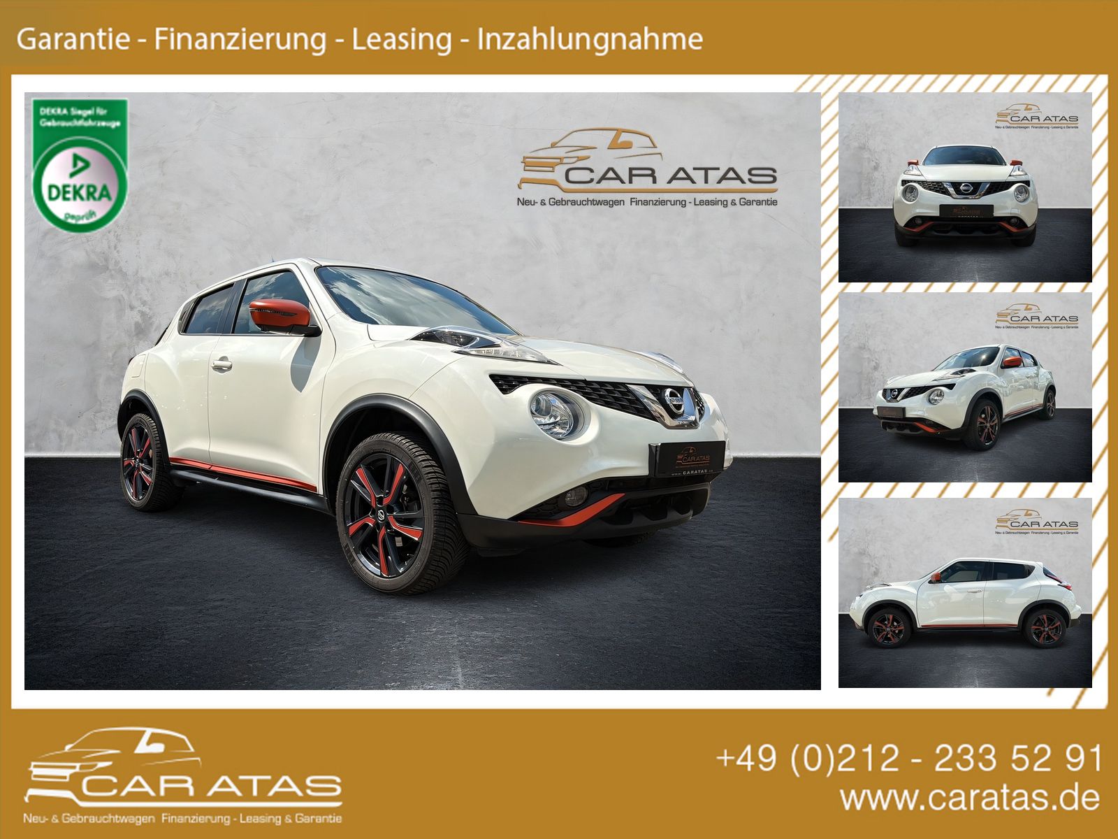 Fahrzeugabbildung Nissan Juke 1.6 TEKNA AUT. KEYLESS 360° KAM NAVI LEDER