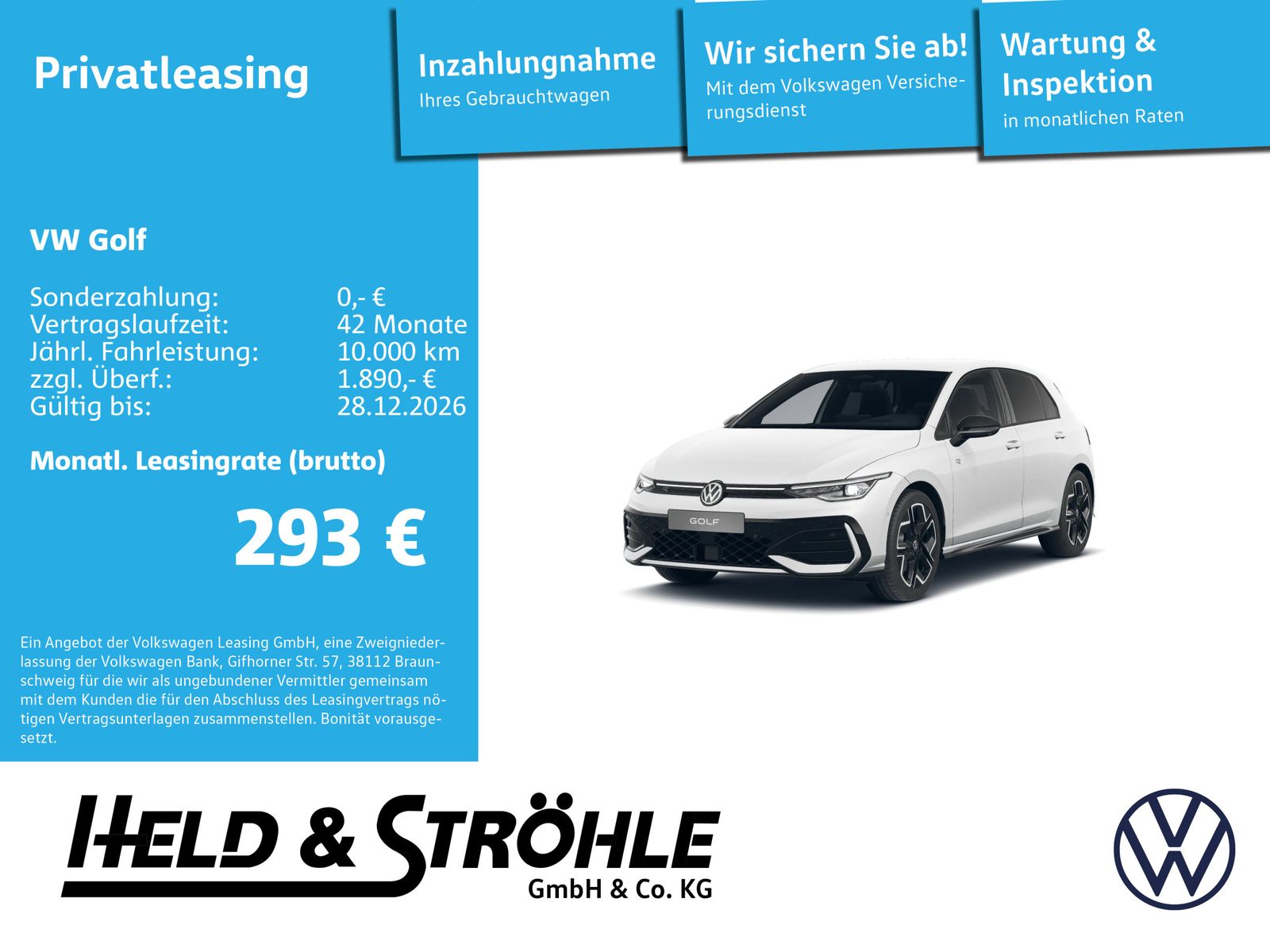 Volkswagen Golf R-Line 1.5 Hybrid 170PS AHK BLACK WR NAVI