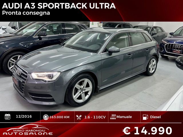 Audi A3 SPB 1.6 TDI Sport FINANZIABILE