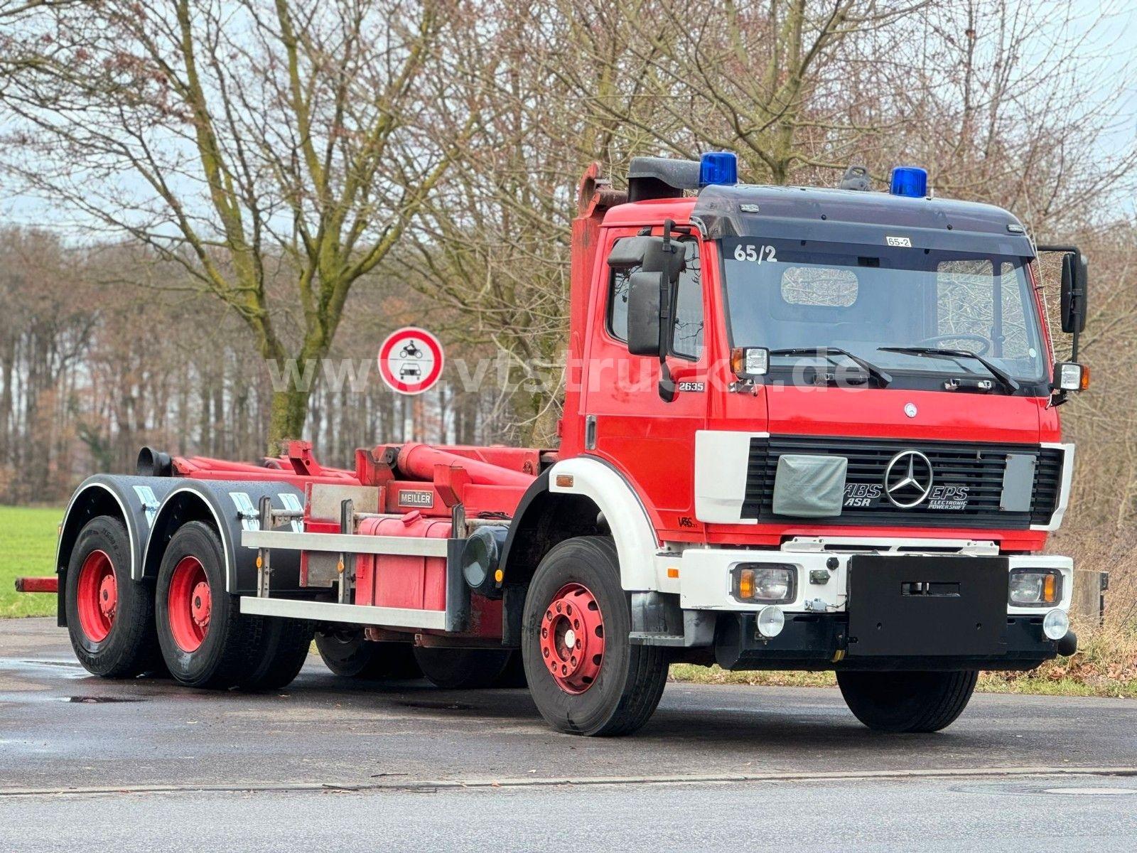 Mercedes-Benz SK 2635 V8 Abrollkipper 6x4 Meiller Oldtimer