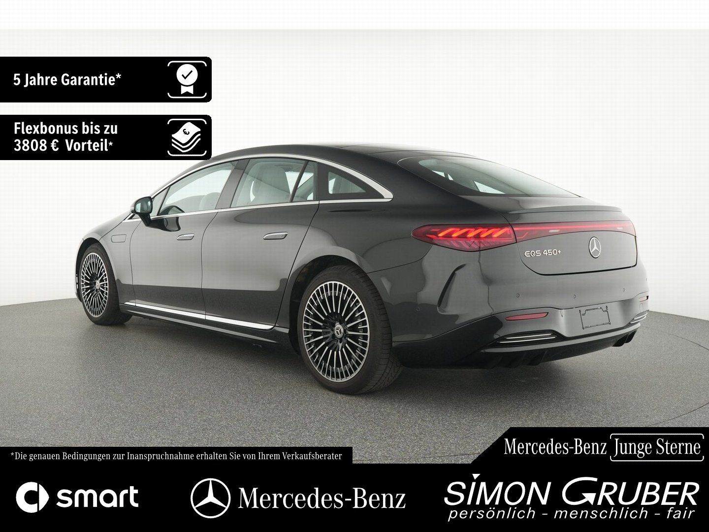 Fahrzeugabbildung Mercedes-Benz EQS 450+ AMG Pano Hyperscreen Burm Mod 25 118kw