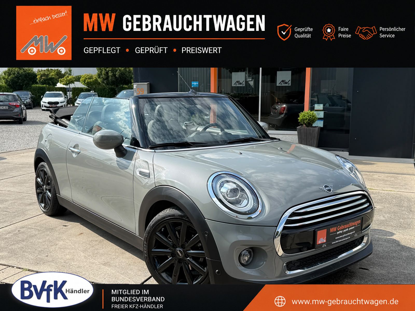 Fahrzeugabbildung MINI Cooper Cabrio Steptr. PDC KAM NAV LED TEMP SHZ