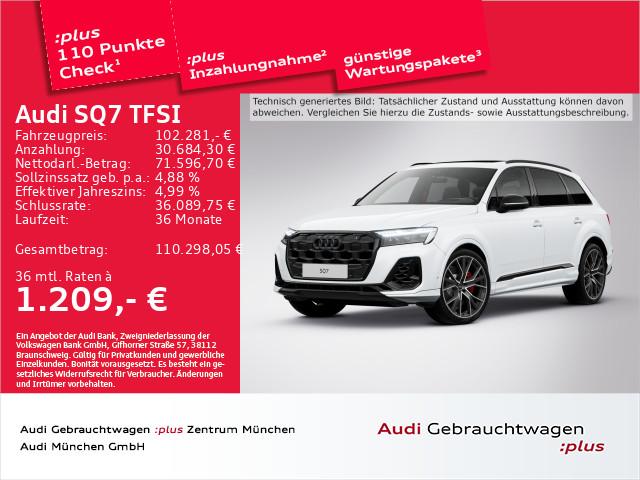 Audi SQ7 TFSI UPE:155″ Pano/AHK/7-Sitzer/Laser/StdHzg