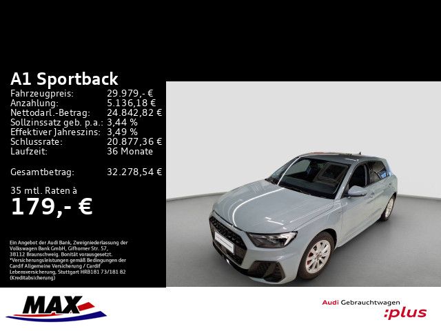 A1 Sportback 40 TFSI S LINE LED+NAVI+SMARTPHONE