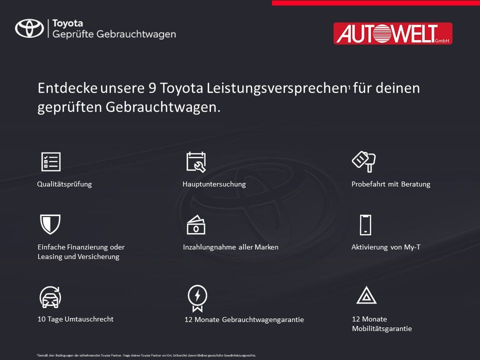 Fahrzeugabbildung Toyota Yaris Hybrid Team Deutschland inkl. Winterräder
