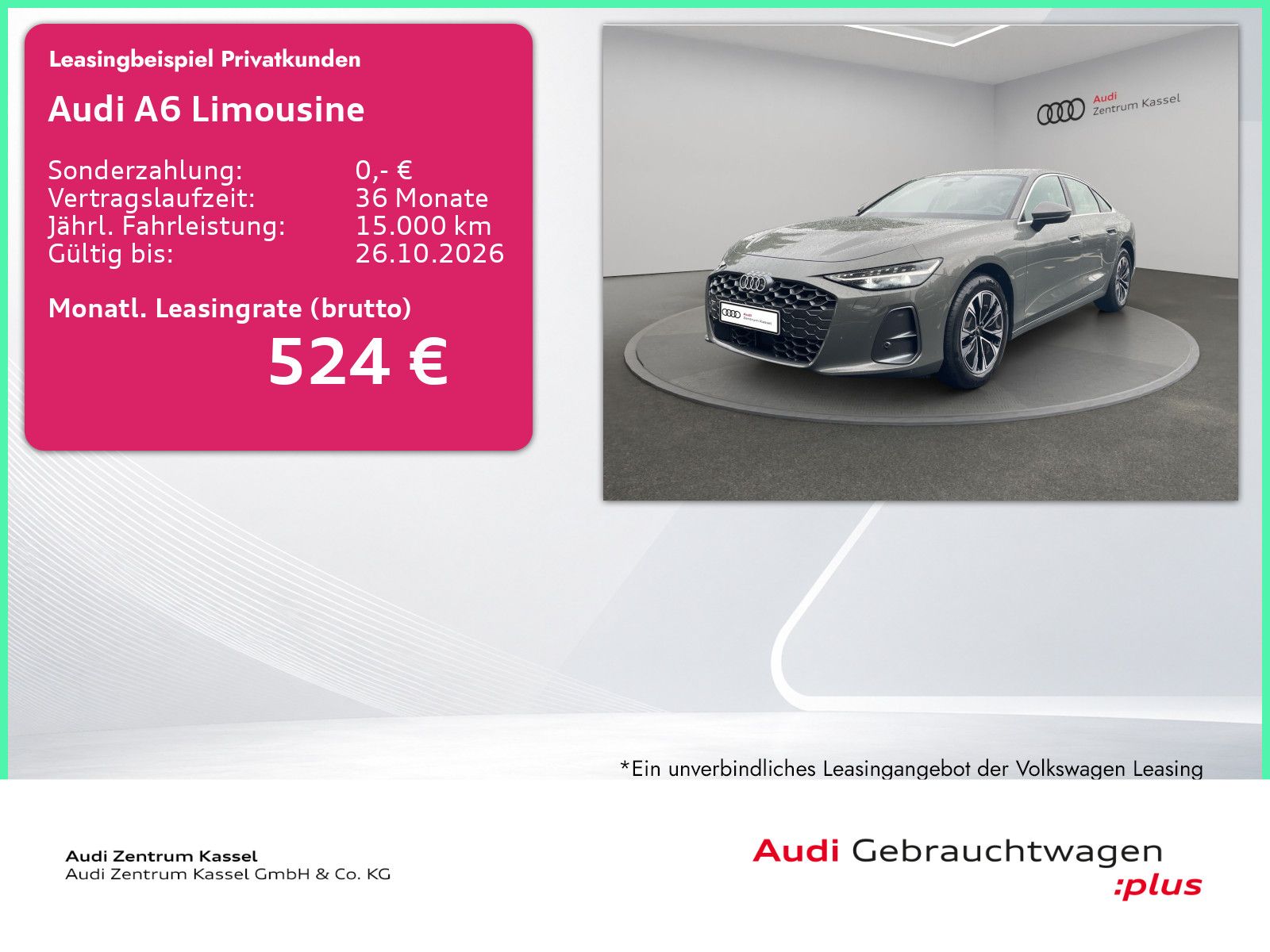 Audi A6 Limousine TDI Matrix tech+ Carplay Navi 360°