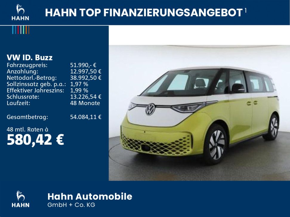 Volkswagen ID. Buzz PRO 210KW AHK WÄRMEPUMPE NAVI IQ ACC imagem 2