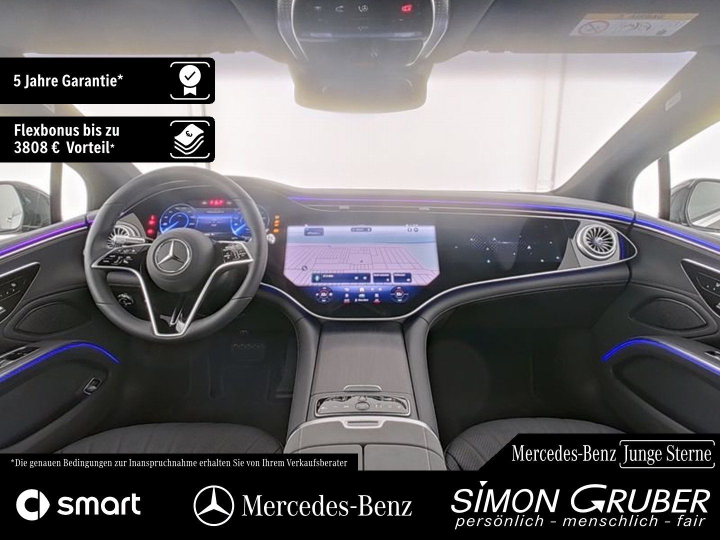 Fahrzeugabbildung Mercedes-Benz EQS 450 4M AMG Elec. Art Hyperscreen HAL Mod2026