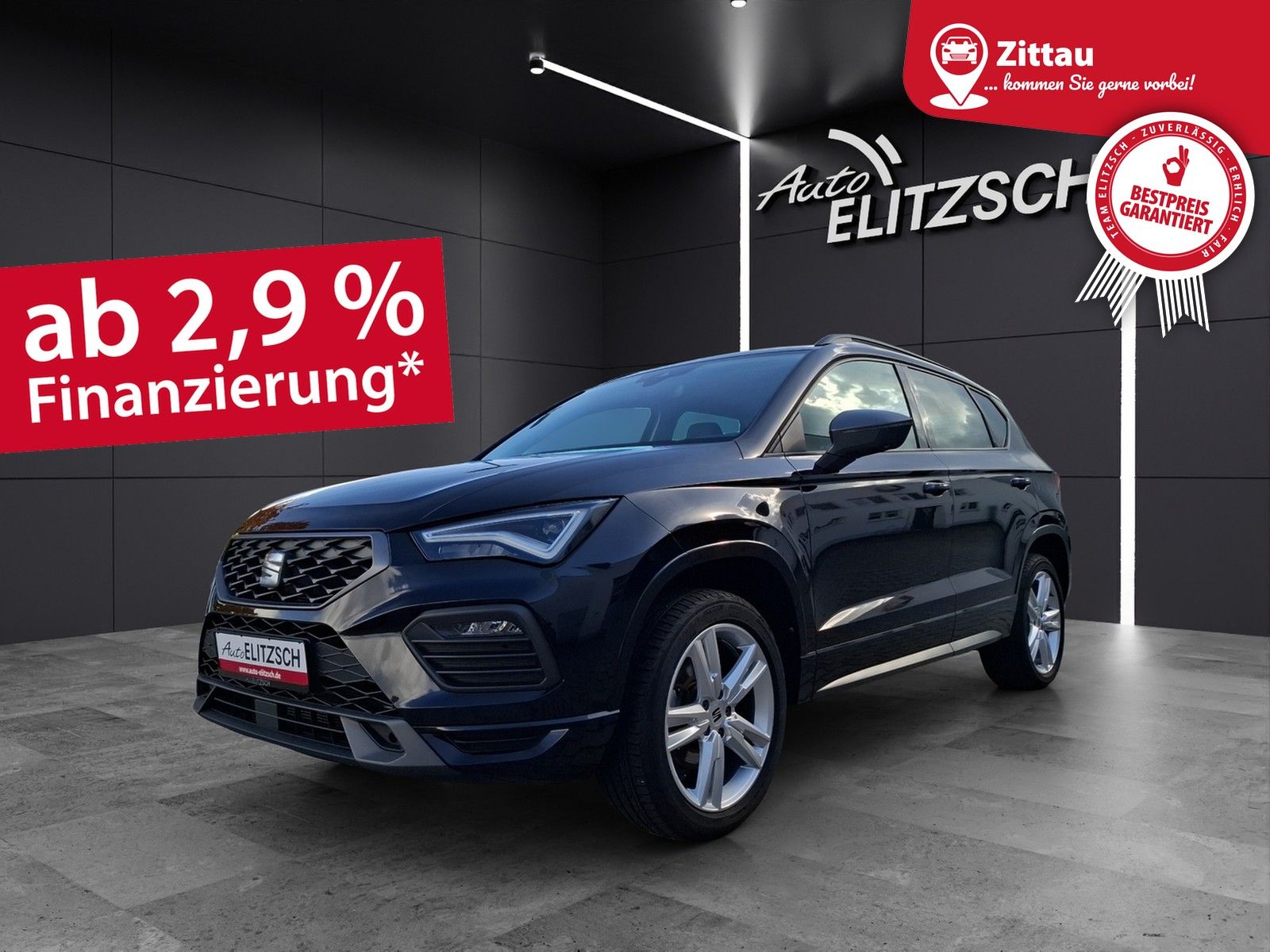 Fahrzeugabbildung SEAT Ateca TDI FR-Line DSG LED Navi ACC RFK SH 18"