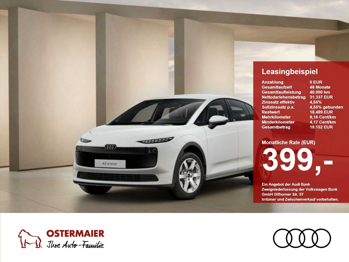 Audi A2 e-tron 125 KW A2 e-tron ACC, Navi, Klima, Amb