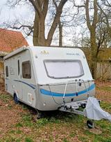 HYMER / ERIBA / HYMERCAR Nova 465 GL - Mover, Vorzelt, Fahrradträger  - HYMER / ERIBA Wohnwagen 465