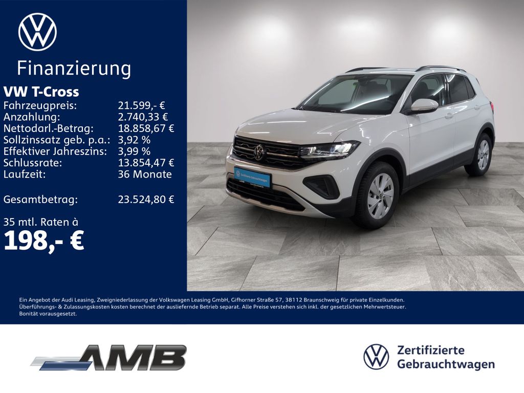 T-Cross Life 1.0 TSI LED/ACC/Nav/RFKam/01.31Gara