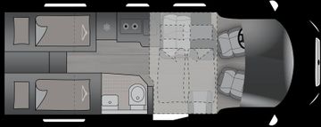 Crosscamp EXPDN T 7.0 E Automatik ohne Hubbett  KLIMA NAVI
